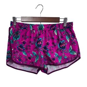 Old Navy Active Go-Dry Floral Running Shorts Pink Boho Women's Small